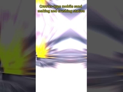 ایستگاه حرکت پذیر برای تولید و خرد کردن شن