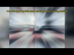 ایستگاه حرکت پذیر برای تولید و خرد کردن شن